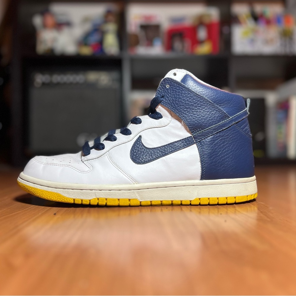 NIK | DUNK HIGH | GOLD N NAVY|  SZ 12
